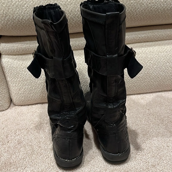 KHRIQ woman’s Blk pull on boot SZ 41 - Picture 4 of 12